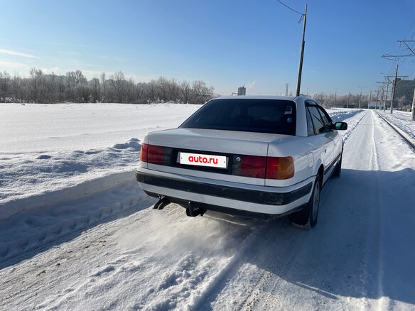 1991 Audi 100 IV (C4), белый, 295000 рублей - вид 9