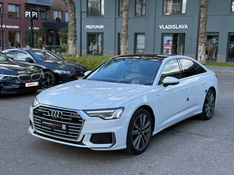 2023 Audi A6 45 TDI V (C8), зелёный, 6320000 рублей, вид 1