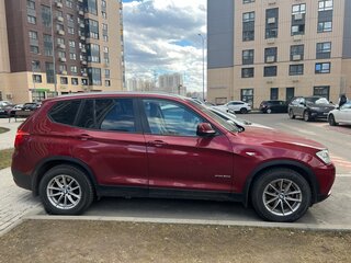 2011 BMW X3 20d xDrive II (F25), красный, 1450000 рублей, вид 4