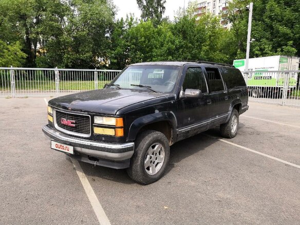 1995 GMC Suburban, чёрный