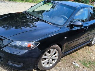 2007 Mazda 3 I (BK) Рестайлинг, чёрный, 770000 рублей, вид 3