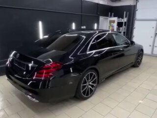 2018 Mercedes-Benz S-Класс 350 d Long VI (W222, C217) Рестайлинг, чёрный, 6500000 рублей, вид 4