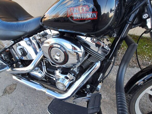 2009 Harley-Davidson Softail Custom, чёрный, 1200000 рублей