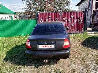 2009 Hyundai Accent ТагАЗ II, чёрный, 260000 рублей, вид 4