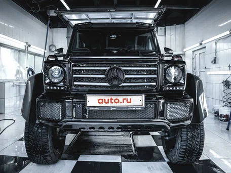 2016 Mercedes-Benz G-Класс 500 4x4 II (W463) Рестайлинг 4, чёрный, 20500000 рублей, вид 2