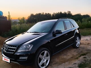 2008 Mercedes-Benz M-Класс 320 II (W164) Рестайлинг, чёрный, 1300000 рублей, вид 1