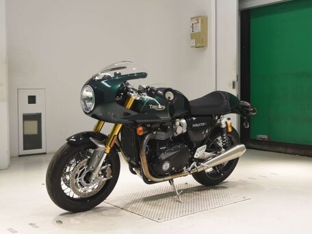 2024 Triumph Thruxton, зелёный, 1908000 рублей, вид 3