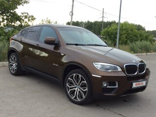 2013 BMW X6 35i I (E71) Рестайлинг, коричневый, 2350000 рублей, вид 2