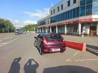 2012 Hyundai Solaris I, фиолетовый, 460000 рублей, вид 4