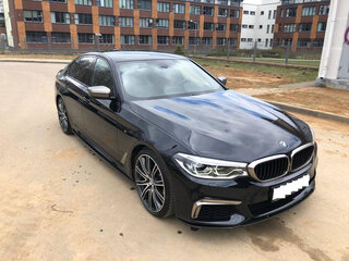 2019 BMW 5 серии M550d xDrive VII (G30/G31/G38), чёрный, 6000000 рублей, вид 2