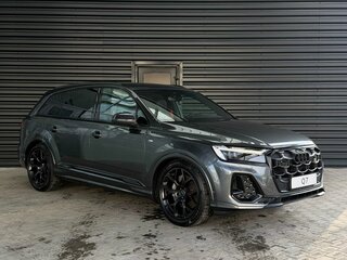 2025 Audi Q7 50 TDI II (4M) Рестайлинг 2, серый, 16500000 рублей, вид 3