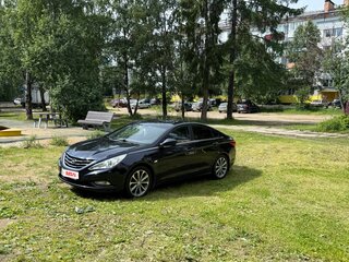 2011 Hyundai Sonata VI (YF), синий, 1300000 рублей, вид 4