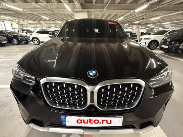 2022 BMW X4 20d II (G02) Рестайлинг, чёрный