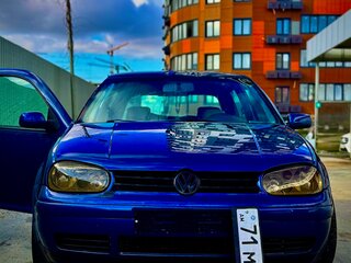 1999 Volkswagen Golf IV, синий, 250000 рублей, вид 1