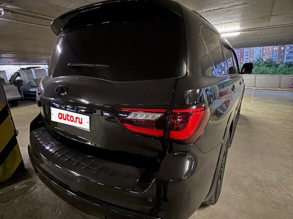 2019 Infiniti QX80 I Рестайлинг 2, чёрный, 7900000 рублей - вид 9