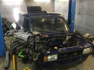 1999 Lada (ВАЗ) 2104 21047, синий, 195000 рублей, вид 4