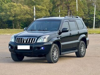 2007 Toyota Land Cruiser Prado 5-speed 120 Series Рестайлинг, чёрный, 2900000 рублей, вид 1