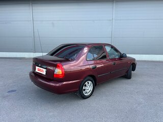 2008 Hyundai Accent ТагАЗ II, красный, 395000 рублей, вид 5