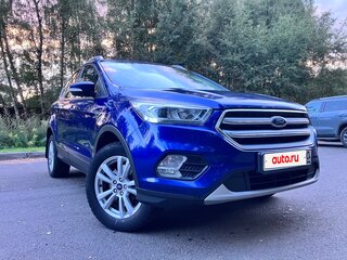 2018 Ford Kuga II Рестайлинг, синий, 1900000 рублей, вид 4
