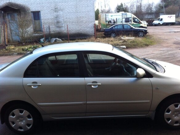 2005 Toyota Corolla IX (E120, E130) Рестайлинг, серебристый, 645000 рублей - вид 3