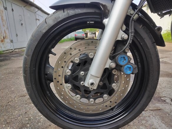 2002 Yamaha FZS600 Fazer, чёрный, 300000 рублей - вид 10