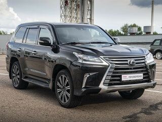 2017 Lexus LX 570 III Рестайлинг 2, чёрный, 6028000 рублей, вид 3