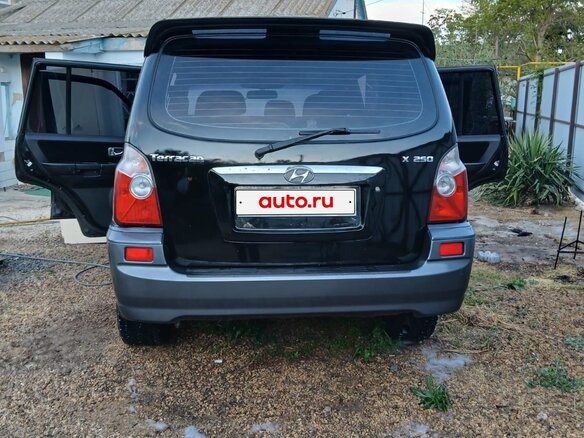 2002 Hyundai Terracan I, чёрный, 950000 рублей - вид 3