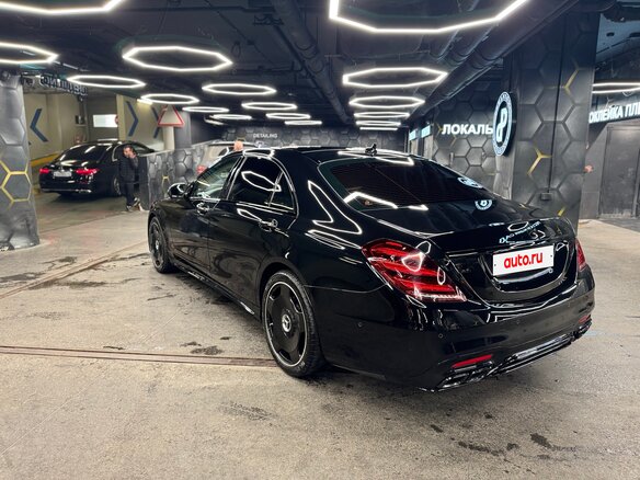 2018 Mercedes-Benz S-Класс 400 d Long VI (W222, C217) Рестайлинг, чёрный, 5050000 рублей - вид 9