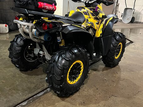 2013 BRP Can-Am Renegade 1000, жёлтый, 1100000 рублей, вид 4