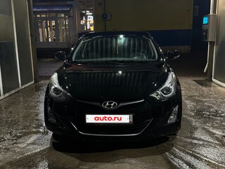 2013 Hyundai Elantra V (MD) Рестайлинг, чёрный, 1200000 рублей, вид 4