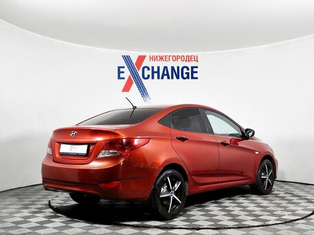 2014 Hyundai Solaris I, красный, 714000 рублей, вид 4