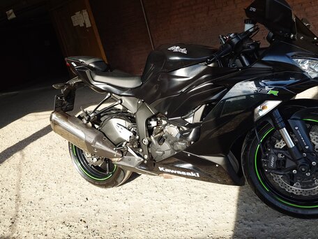 2019 Kawasaki ZX-6 Ninja, чёрный, 900000 рублей, вид 1