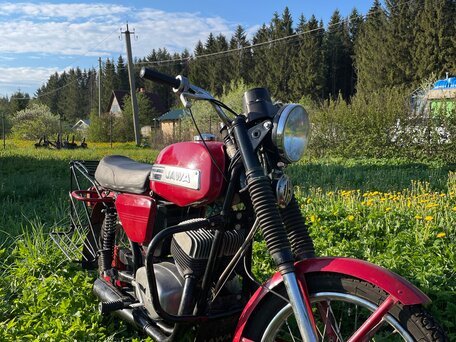1974 Jawa 350/634, красный, 330000 рублей, вид 3