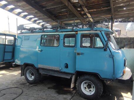 1999 УАЗ 3909, голубой, 859000 рублей, вид 1