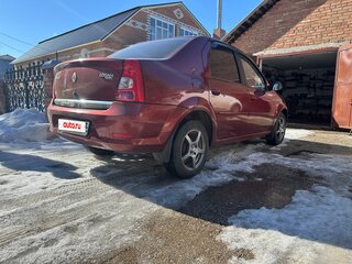 2011 Renault Logan I Рестайлинг, красный, 650000 рублей, вид 4