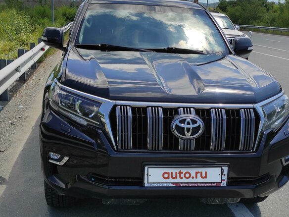 2018 Toyota Land Cruiser Prado 150 Series Рестайлинг 2, чёрный, 6150000 рублей
