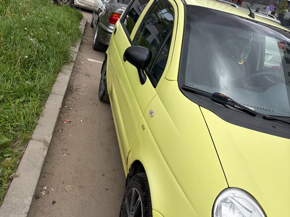 2007 Daewoo Matiz I Рестайлинг, жёлтый, 250000 рублей - вид 5