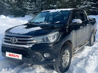 2016 Toyota Hilux VIII, чёрный, 2850000 рублей, вид 1