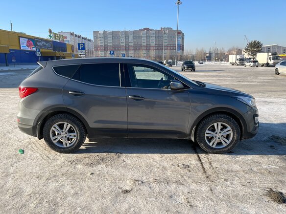 2013 Hyundai Santa Fe III, серый - вид 1