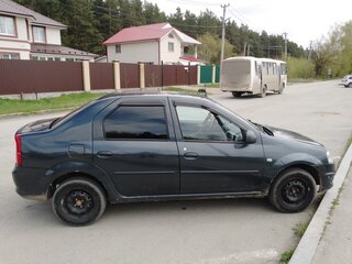2011 Renault Logan I Рестайлинг, серый, 350000 рублей, вид 4