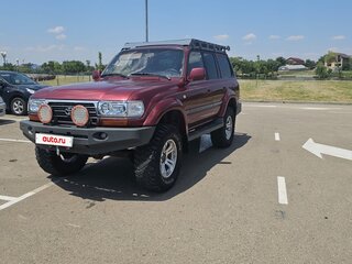 1997 Toyota Land Cruiser 80 Series Рестайлинг, красный, 2400000 рублей, вид 1