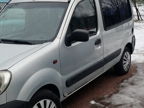 2005 Renault Kangoo I Рестайлинг, серебристый, 400000 рублей - вид 6