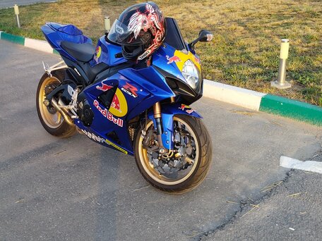 2008 Suzuki GSX-R 1000, синий, 850000 рублей, вид 1