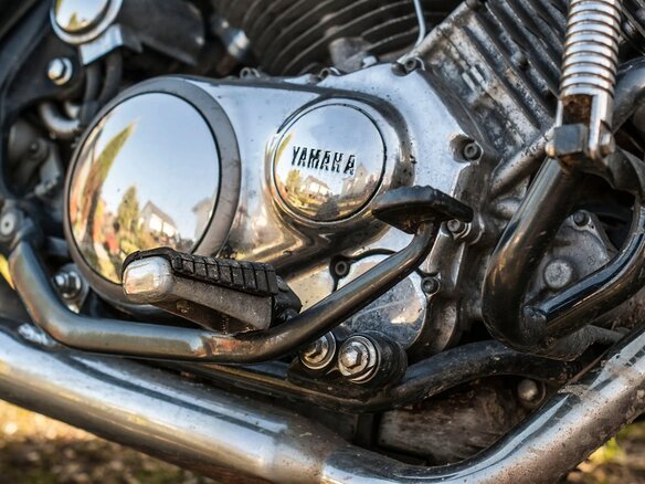 1990 Yamaha XV1100 Virago, чёрный, 320000 рублей - вид 5