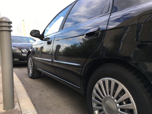 2007 Kia Spectra I Рестайлинг 2, чёрный - вид 9