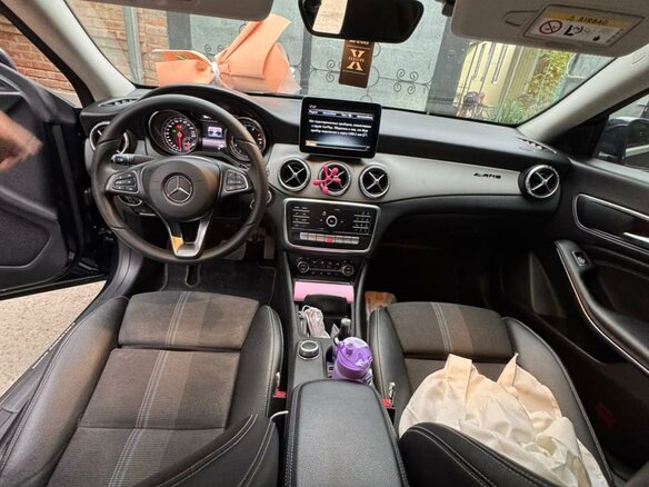 2017 Mercedes-Benz CLA 200 I (C117, X117) Рестайлинг, синий, 1800000 рублей - вид 26