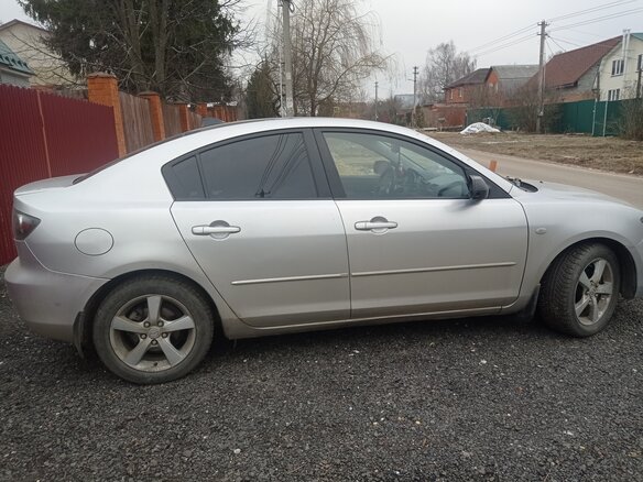 2008 Mazda 3 I (BK) Рестайлинг, серый, 570000 рублей - вид 2