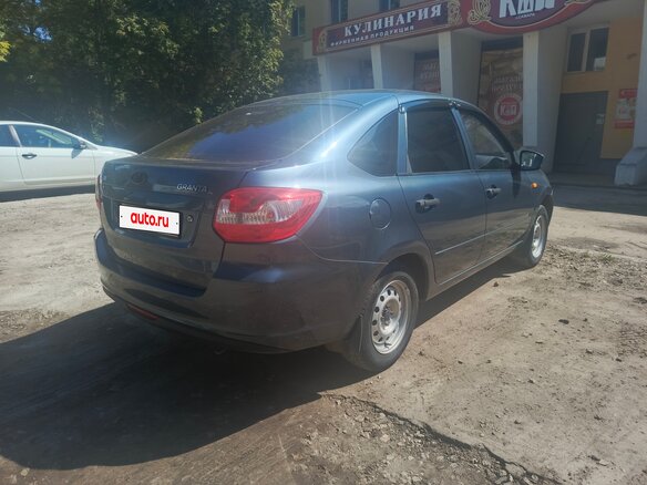 2014 Lada (ВАЗ) Granta I, серый, 475000 рублей - вид 5