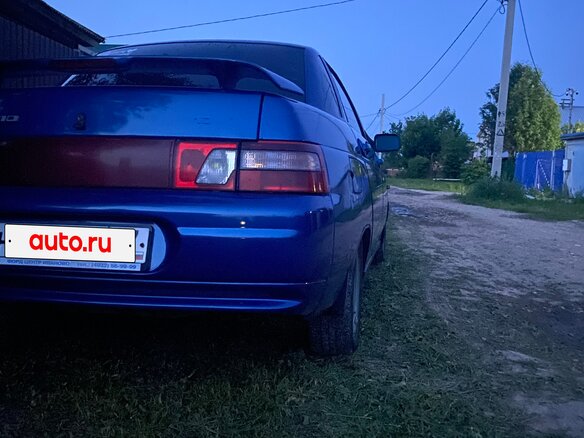 2007 Lada (ВАЗ) 2110, синий, 180000 рублей - вид 8