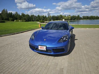 2018 Porsche Cayman III 718 (982), синий, 4890000 рублей, вид 2